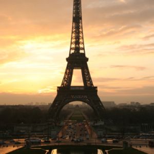 Torre Eiffel al tramonto