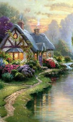 Incantevole Cottage vicino al Fiume - wallpaper preview