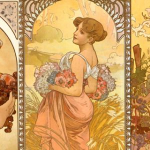 Alphonse Mucha Donne Art Nouveau