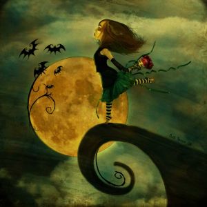 Ragazza Fiabesca con Luna
