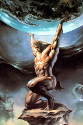 Atlas Che Tiene il Mondo - wallpaper preview