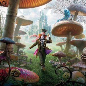 Mondo Fantastico con Funghi