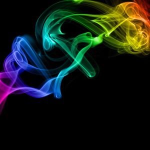 Arte Astratto di Fumo Colorato