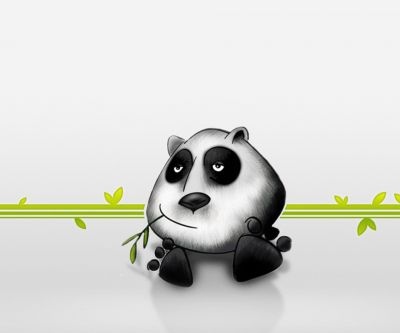 Illustrazione di Panda Carino - wallpaper preview