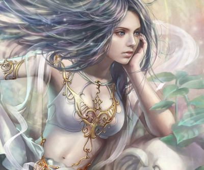 Arte Fantastico di una Donna Mistica - wallpaper preview