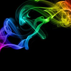 Arte Astratta di Fumo Colorato