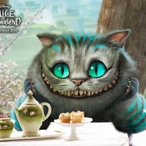 Gatto del Cheshire da Alice nel Paese delle Meraviglie