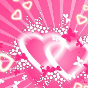 Cuori e Farfalle Rosa