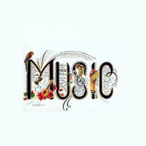Tipografia Musicale Colorata