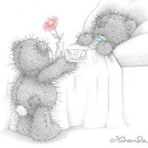 Orsetto Carino con Fiore