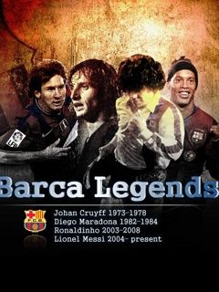 Leggende Barca Stelle del Calcio - wallpaper preview