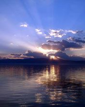 Stupenda riflessione del tramonto - wallpaper preview