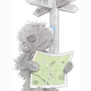 Orsetto Carino con Mappa