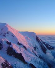 Montagna Innevata al Tramonto - wallpaper preview