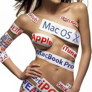 Modella con Tecnologia Apple