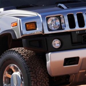 Hummer SUV In Primo Piano