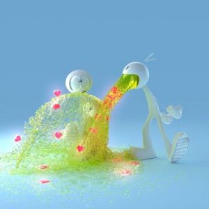 Illustrazione d'Amore Carina