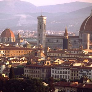 Panorama di Firenze al Tramonto