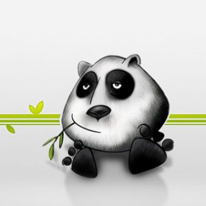 Illustrazione di panda carino
