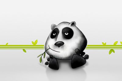 Illustrazione di panda carino - wallpaper preview