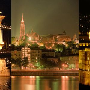 Panorama Notturna di Budapest