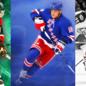 Giocatori di Hockey in Azione