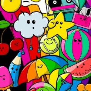 Personaggi Colorati e Carini