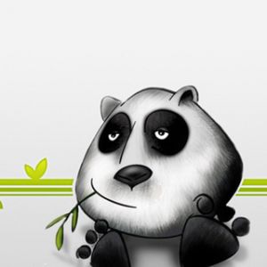 Illustrazione di panda carino
