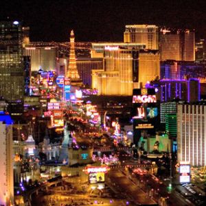 Skyline Notturna di Las Vegas