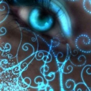 Occhio Blu Arte Astratta