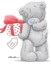 Orsetto Carino con Regalo - wallpaper preview