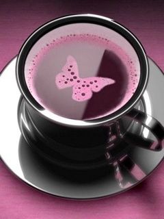 Arte del Caffè con Farfalla