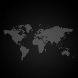Mappa del Mondo Minimalista