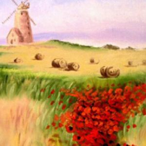 Mulino a Vento nel Campo