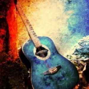 Chitarra Acustica Colorata