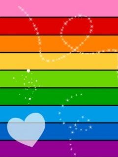 Motivi Colorati a Cuore - wallpaper preview
