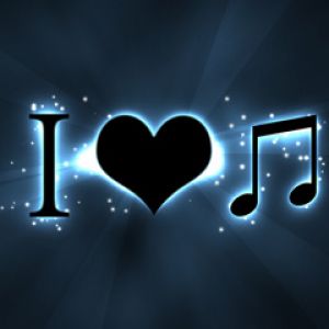 Amo la musica sfondo