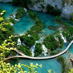 Paesaggio di Cascate Stupefacente