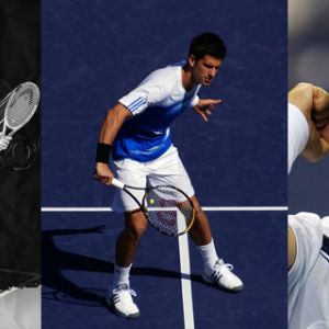 Novak Djokovic Azione Tennis