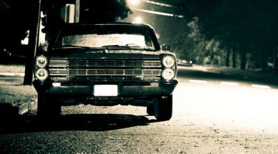 Auto Classico di Notte