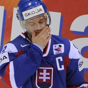 Giocatore di Hockey Slovacco