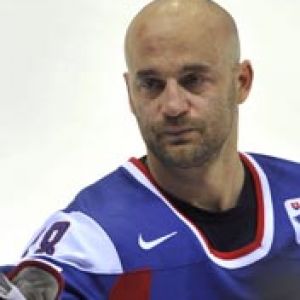 Giocatore di Hockey in Azione