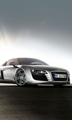 Auto Sportivo Audi R8 Argento - wallpaper preview