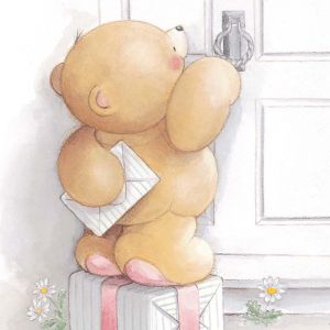 Orsetto Carino Con Lettera