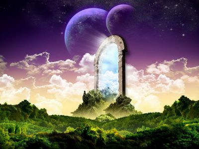 Paesaggio Fantastico del Portale - wallpaper preview