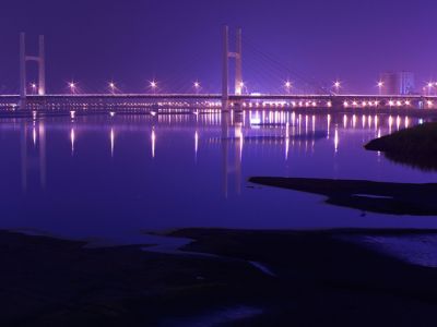 Stupenda Riflesso Notturno del Ponte - wallpaper preview