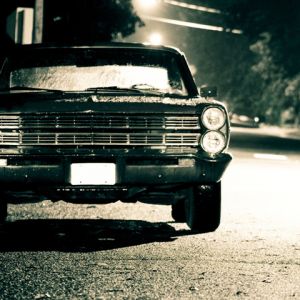 Auto Classica Scatto Notturno