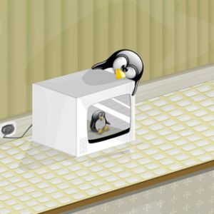 Pinguino Divertente nel Microonde