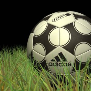 Palla da Calcio Adidas sull'Erba