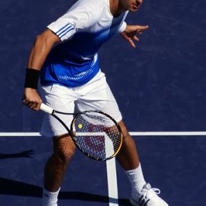 Giocatore di Tennis in Azione